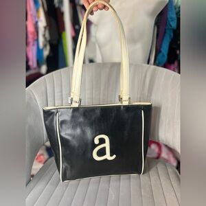 Letter A medium sized fashion bag
